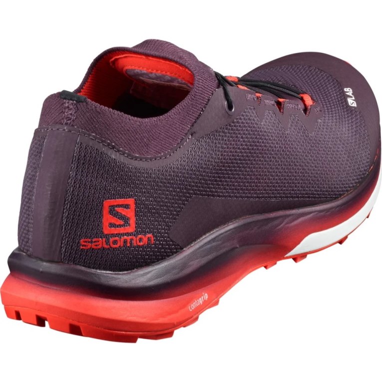 Salomon S/Lab Ultra 3 Trailove Bezecke Tenisky Panske Bordove | SK 2MJZFD